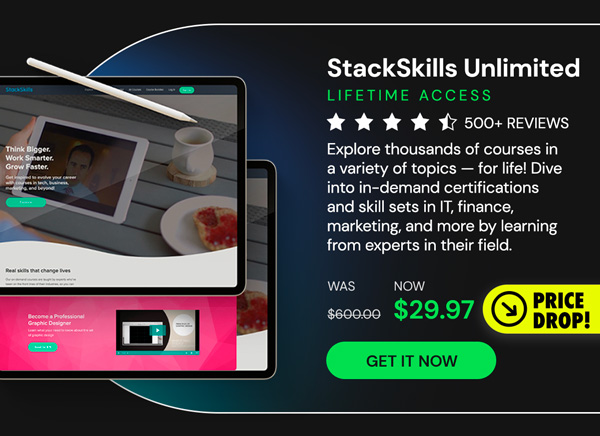 StackSkills Unlimited: Lifetime Access