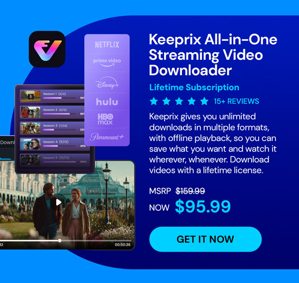 Keeprix All-in-One Streaming Video Downloader: Lifetime Subscription