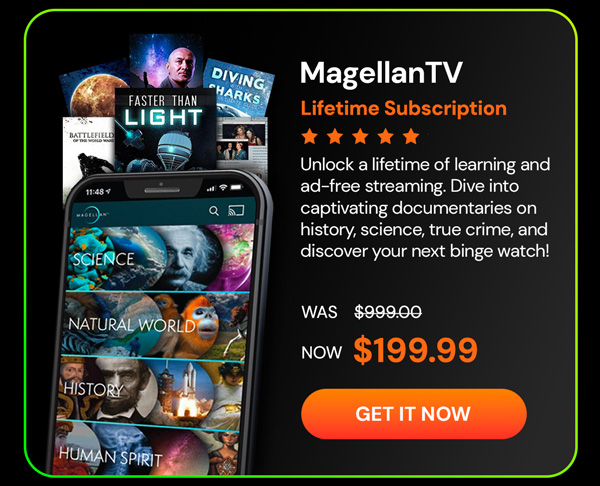 MagellanTV Documentary Streaming Service: Lifetime Subscription