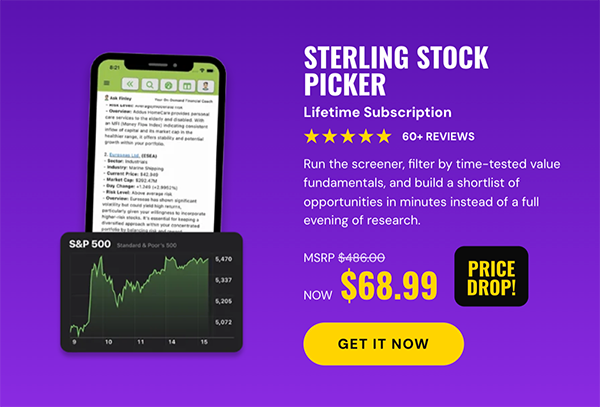 Sterling Stock Picker Lifetime Subscription