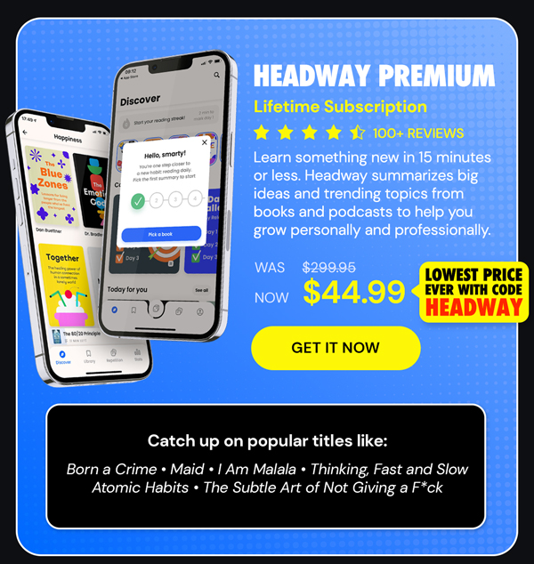 Headway Premium: Lifetime Subscription