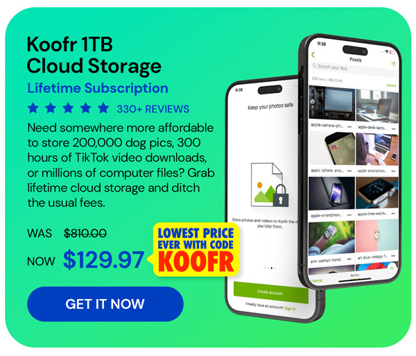 Koofr Cloud Storage: Lifetime Subscription (1TB)