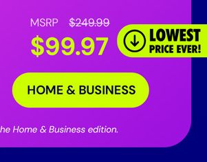 Microsoft Office 2024 Home & Business for Mac or PC Lifetime License