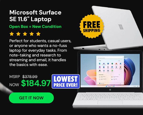 Microsoft Surface SE 11.6