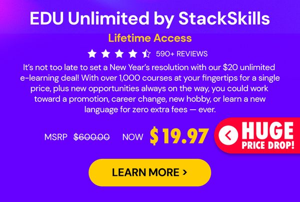 StackSkills Unlimited: Lifetime Access