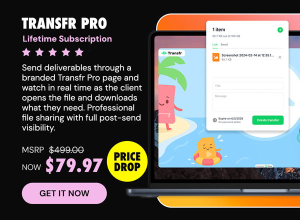 Transfr Pro: Lifetime Subscription