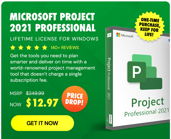 Microsoft Project 2021 Professional: Lifetime License for Windows
