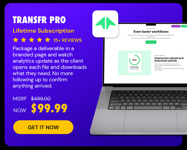 Transfr Pro: Lifetime Subscription