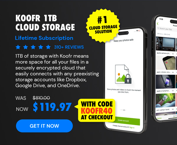 Koofr Cloud Storage: Lifetime Subscription (1TB)
