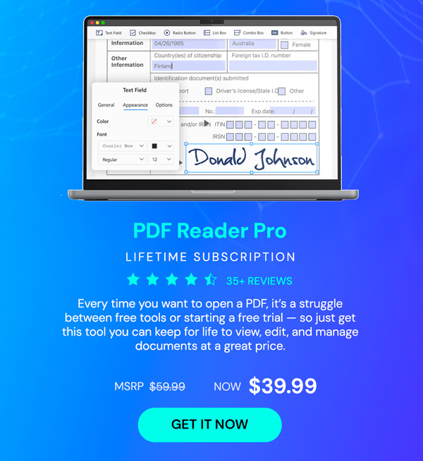 PDF Reader Pro For Windows: Lifetime Subscription