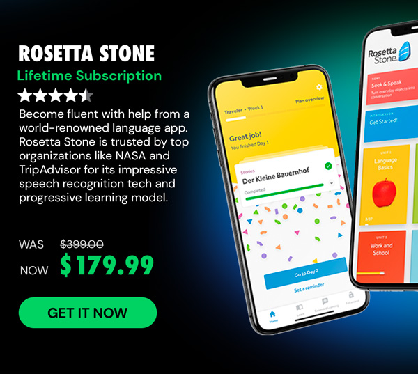 Rosetta Stone: Lifetime Subscription (All Languages)