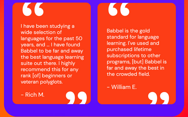 Babbel Language Learning: Lifetime Subscription (All Languages)