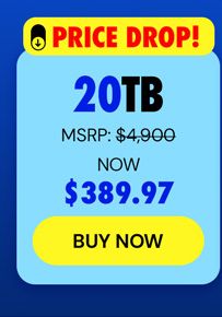 Internxt Cloud Storage Lifetime Subscription: 20TB Plan