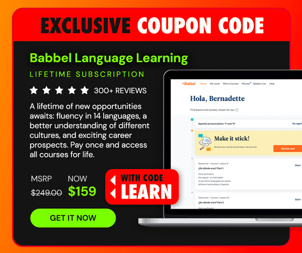 Babbel Language Learning: Lifetime Subscription (All Languages)