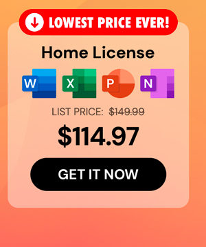 Microsoft Office 2024 Home for Mac or PC: One-Time Purchase