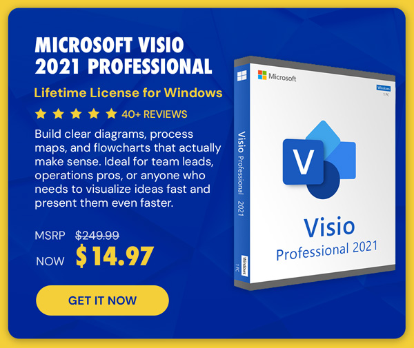 Microsoft Visio 2021 Professional: Lifetime License for Windows