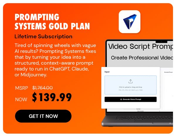 Prompting Systems: Lifetime Subscription (Gold Plan)