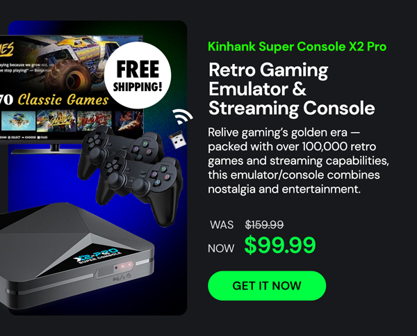 Kinhank Super Console X2 Pro Retro Gaming Emulator & Streaming Console