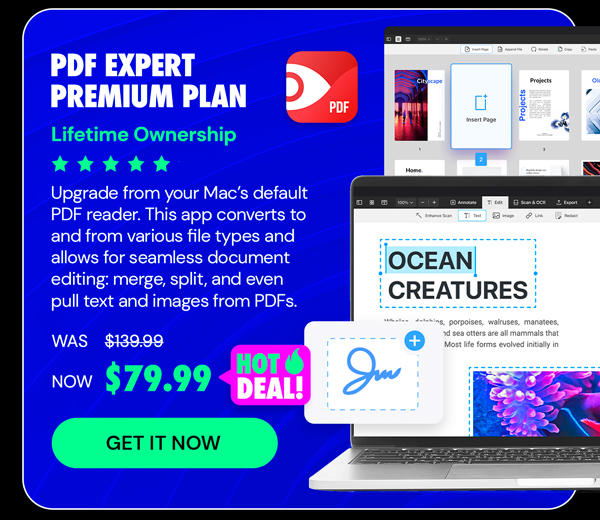 PDF Expert Premium Plan: Lifetime Ownership