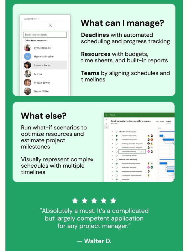 Microsoft Project 2021 Professional: Lifetime License for Windows