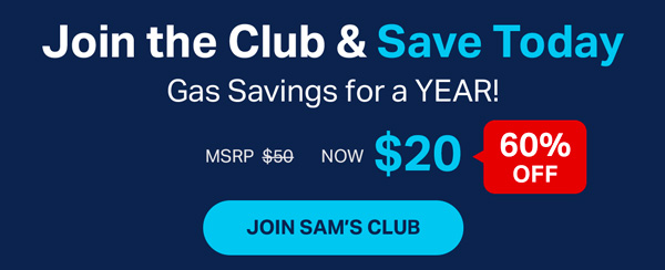 Sam's Club 1-Year Membership with Auto-Renew!