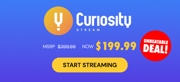 Curiosity Stream Standard Plan: Lifetime Subscription