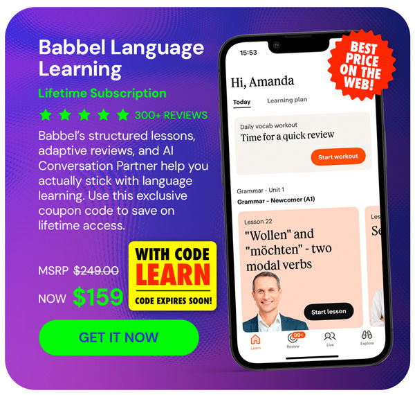 Babbel Language Learning: Lifetime Subscription (All Languages)