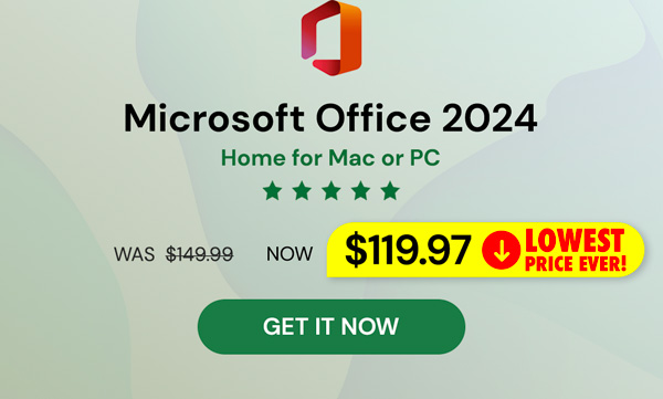 Microsoft Office 2024 Home for Mac or PC