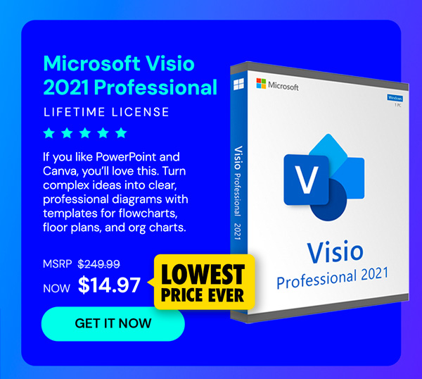 Microsoft Visio 2021 Professional: Lifetime License for Windows