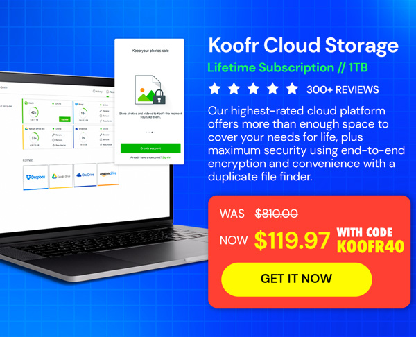 Koofr Cloud Storage: Lifetime Subscription (1TB)