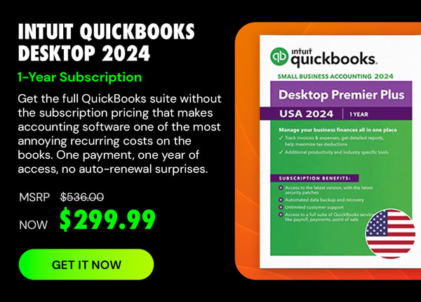 Intuit QuickBooks Desktop 2024: 1-Year Subscriptions