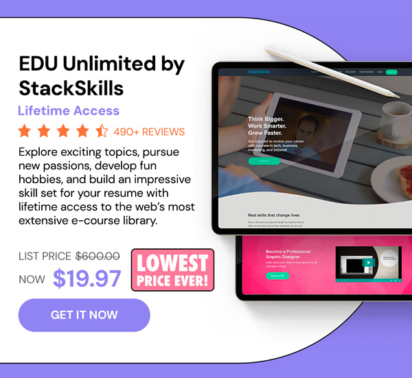EDU Unlimited by StackSkills: Lifetime Access