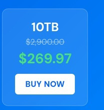 Internxt Cloud Storage Lifetime Subscription: 10TB Plan