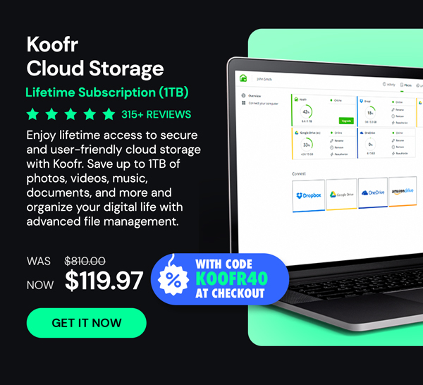 Koofr Cloud Storage: Lifetime Subscription (1TB)