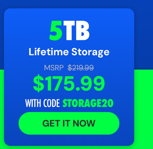 Internxt Cloud Storage Lifetime Subscription: 10TB Plan