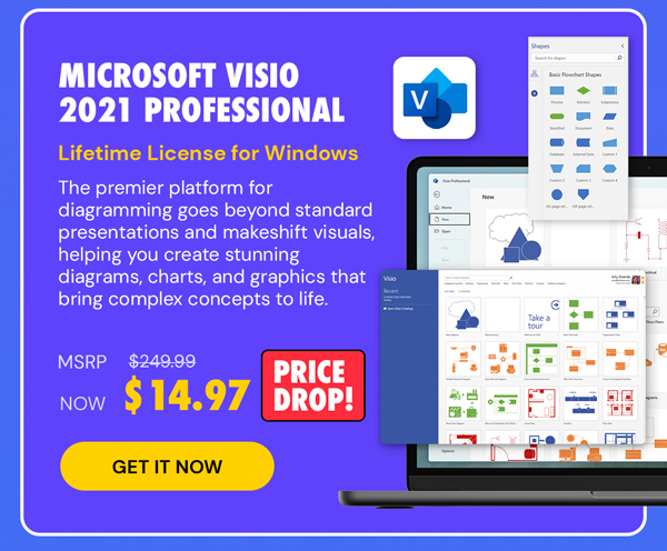 Microsoft Visio 2021 Professional: Lifetime License for Windows