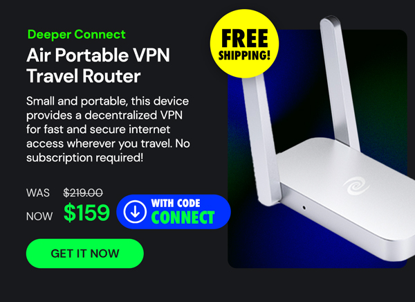 Deeper Connect Air Portable VPN Travel Router