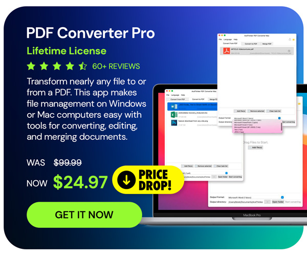 PDF Converter Pro: Lifetime License