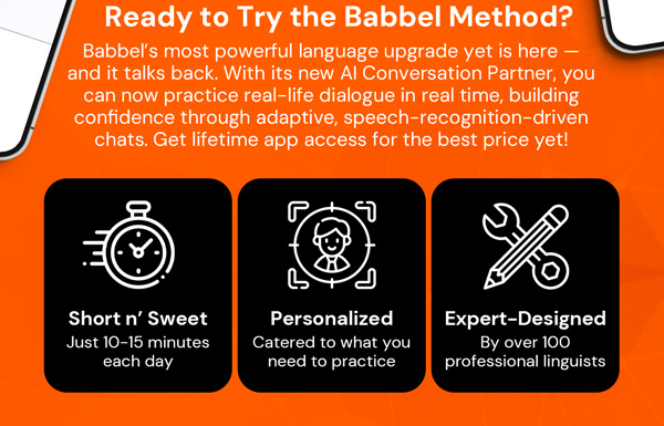 Babbel Language Lifetime Subscription | Become Fluent