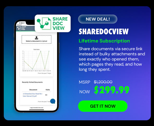 ShareDocView: Lifetime Subscription