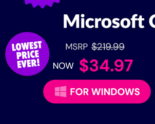 Microsoft Office Professional Plus 2019 for Windows | Lifetime License