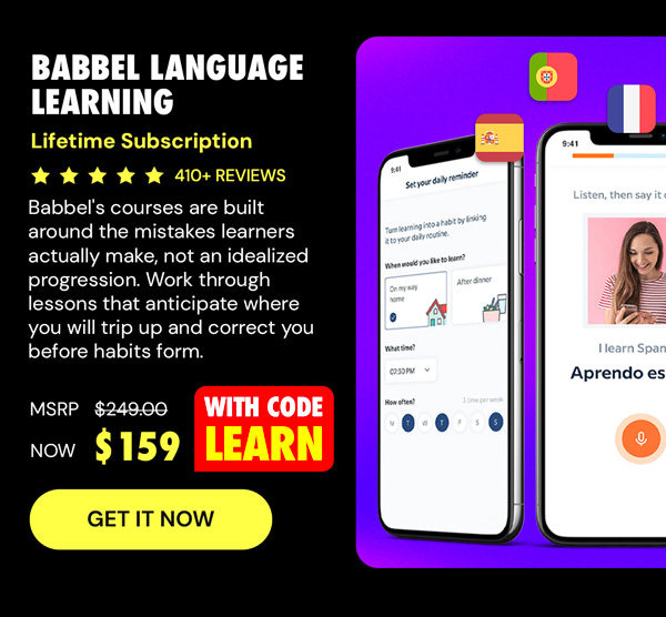 Babbel Language Learning: Lifetime Subscription (All Languages)