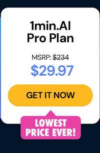 1minAI: Lifetime Subscription