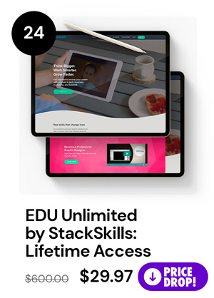 EDU Unlimited by StackSkills: Lifetime Access