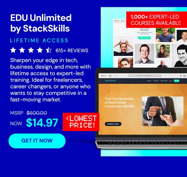 EDU Unlimited by StackSkills: Lifetime Access