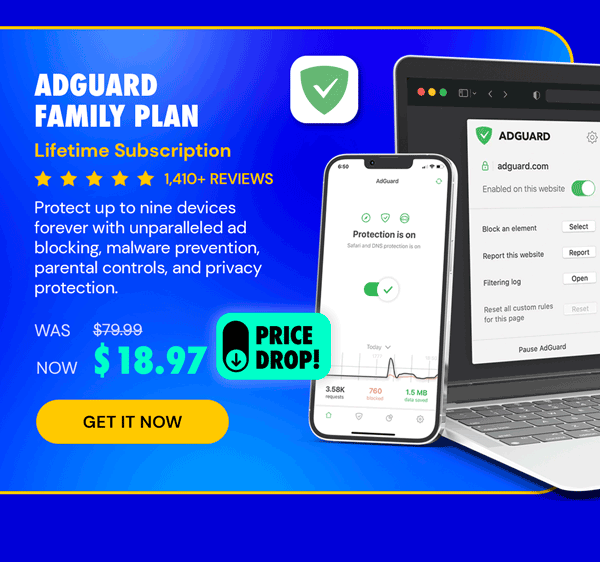 AdGuard Family Plan: Lifetime Subscription