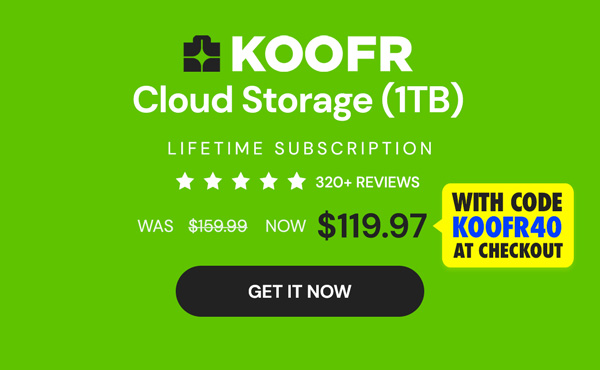 Koofr Cloud Storage: Lifetime Subscription (1TB)