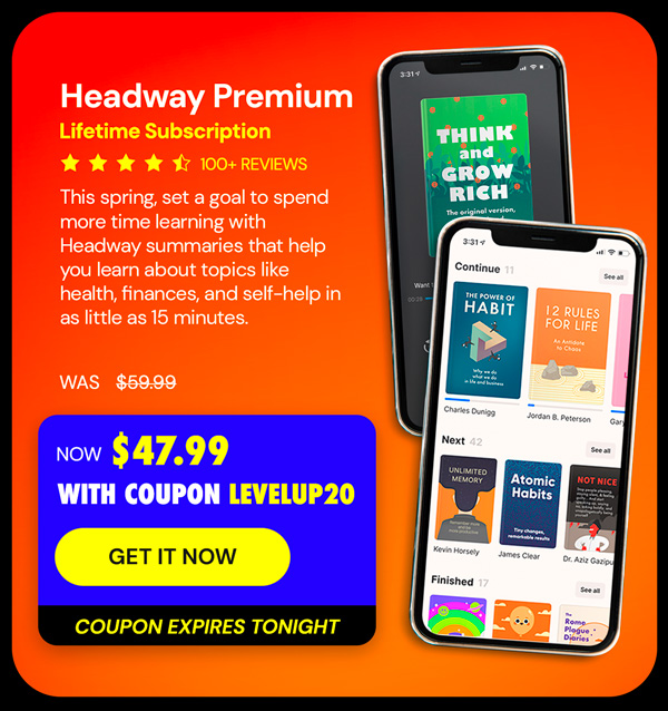 Headway Premium: Lifetime Subscription