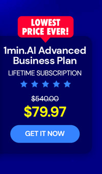 1minAI Advanced Business Plan Lifetime Subscription