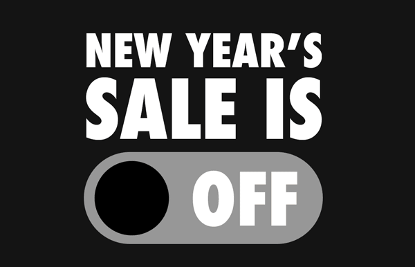 New Year's Sale Is ON!
